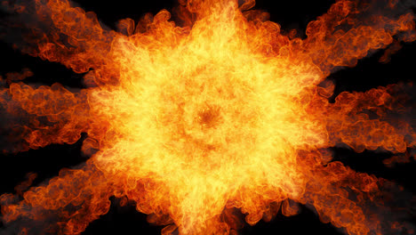 fire-effect-blast-explosion-towards-to-camera-glowing-flames-with-alpha-channel